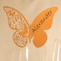 Preview: 10 Platzkarten "Schmetterling" ans Glas in Gold
